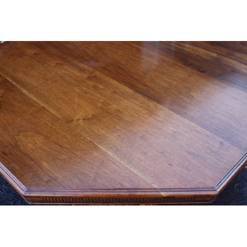 66 - ANTIQUE TABLE AND FOUR CHAIRS 
106 X 76CM