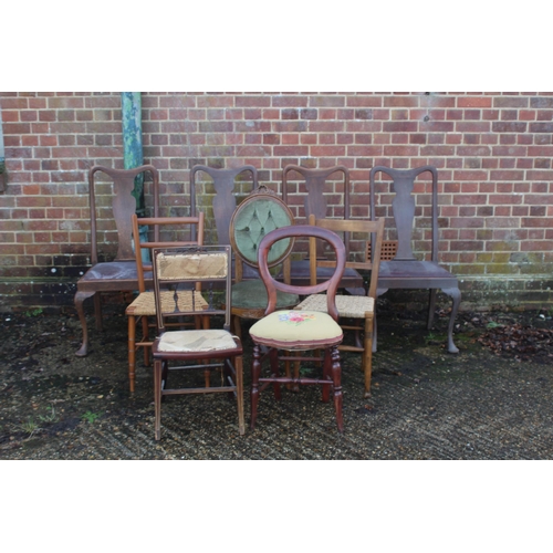 70 - QUANTITY OF VINTAGE CHAIRS x9