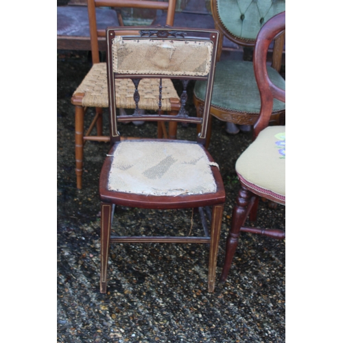 70 - QUANTITY OF VINTAGE CHAIRS x9