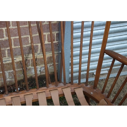 12 - ERCOL SOFA AND ARMCHAIR
145 X 70 X 93CM