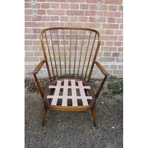 12 - ERCOL SOFA AND ARMCHAIR
145 X 70 X 93CM