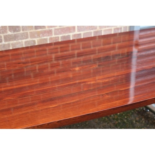 14 - RETRO MID CENTURY PIEFF DINING TABLE 
202 X 101 X 74CM