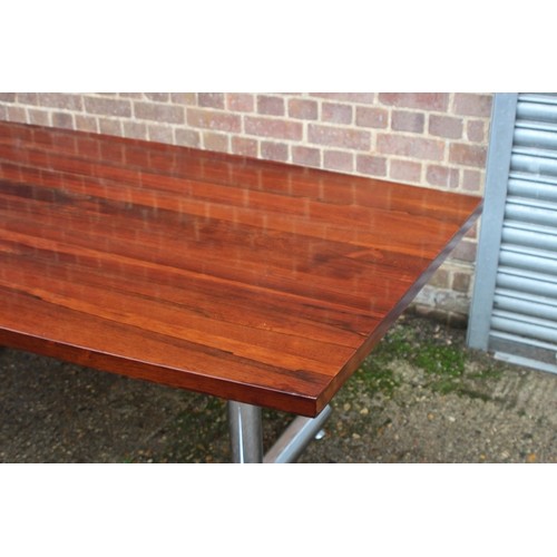 14 - RETRO MID CENTURY PIEFF DINING TABLE 
202 X 101 X 74CM