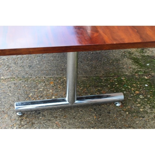 14 - RETRO MID CENTURY PIEFF DINING TABLE 
202 X 101 X 74CM