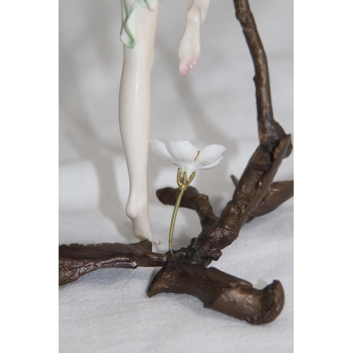 707 - VINTAGE ALBANY WORCESTER FAIRY FIGURE 20CM