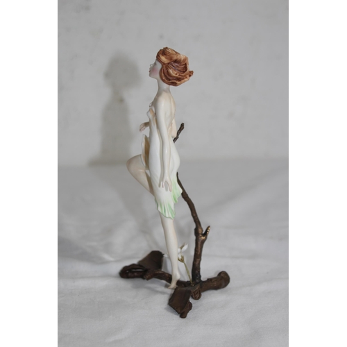 707 - VINTAGE ALBANY WORCESTER FAIRY FIGURE 20CM