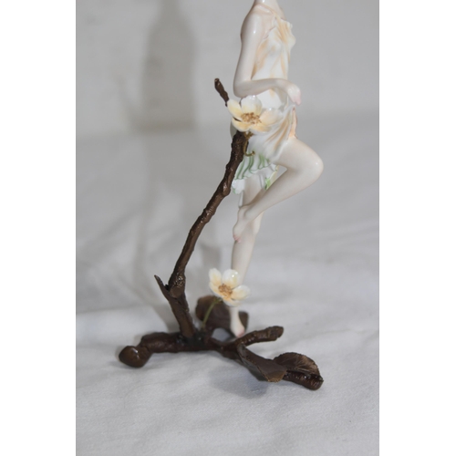 707 - VINTAGE ALBANY WORCESTER FAIRY FIGURE 20CM