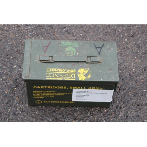 614 - THREE AMMO BOXES