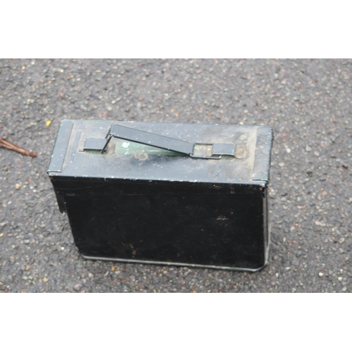 614 - THREE AMMO BOXES