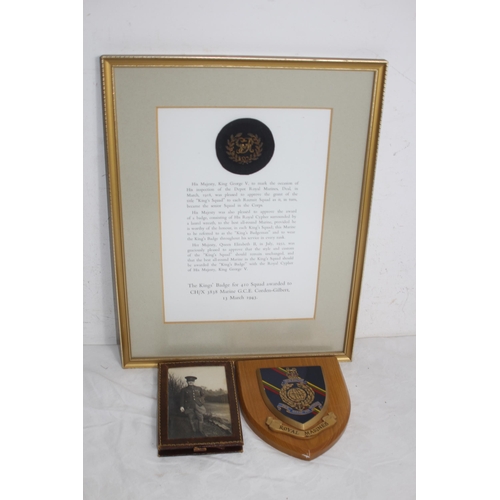 617 - QUANTITY OF ROYAL MARINE EPHEMERA