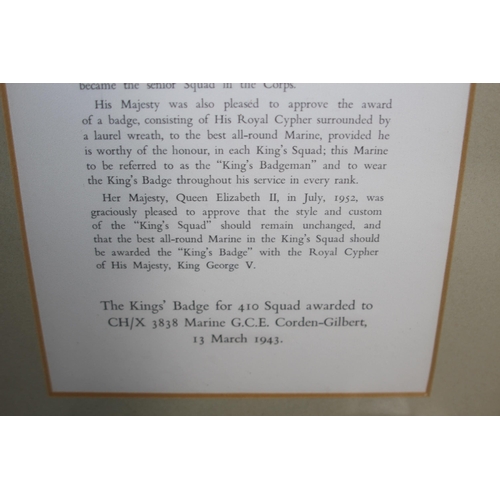 617 - QUANTITY OF ROYAL MARINE EPHEMERA