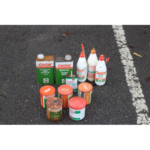 784 - QUANTITY OF CASTROL CANS