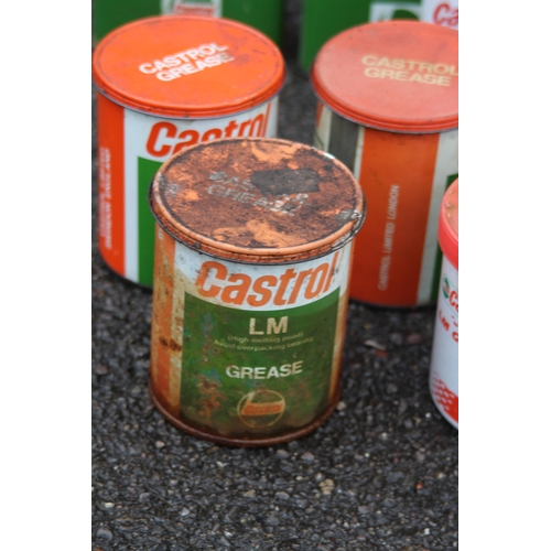784 - QUANTITY OF CASTROL CANS