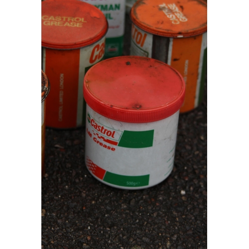 784 - QUANTITY OF CASTROL CANS