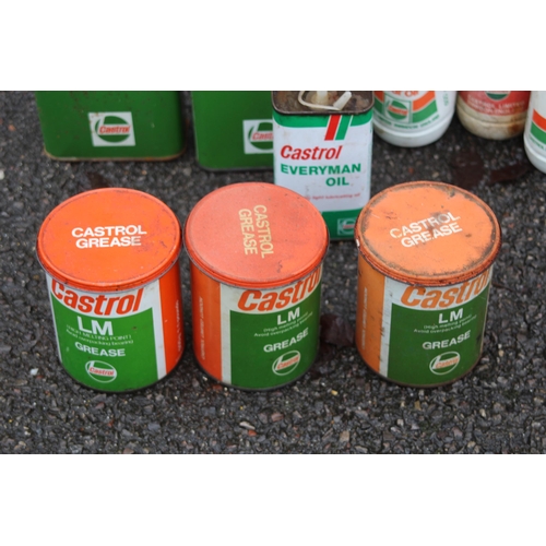 784 - QUANTITY OF CASTROL CANS