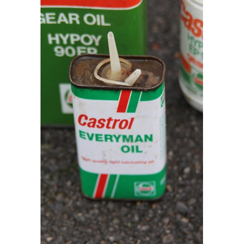 784 - QUANTITY OF CASTROL CANS