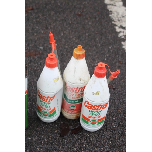 784 - QUANTITY OF CASTROL CANS