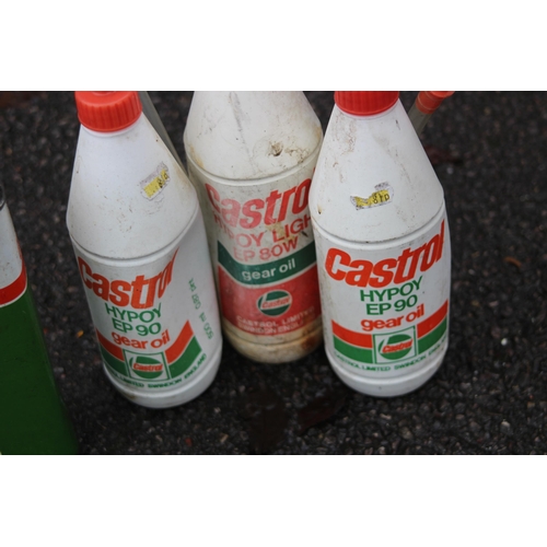 784 - QUANTITY OF CASTROL CANS