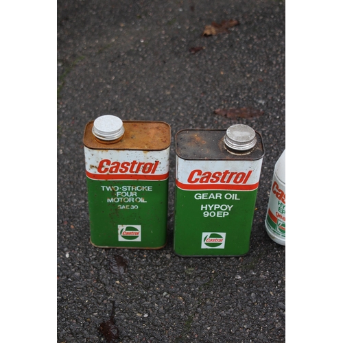 784 - QUANTITY OF CASTROL CANS