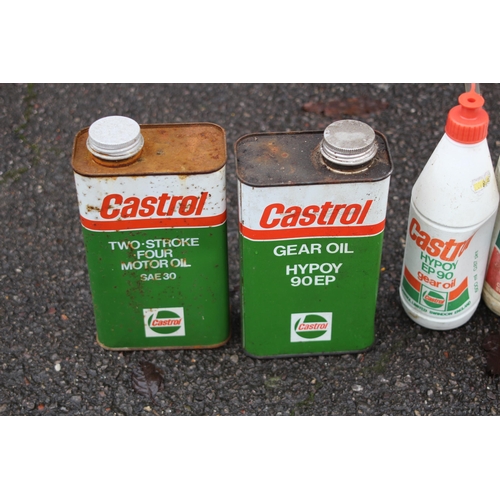 784 - QUANTITY OF CASTROL CANS