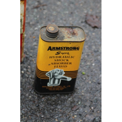 790 - QUANTITY OF VINTAGE GREASE CANS ETC