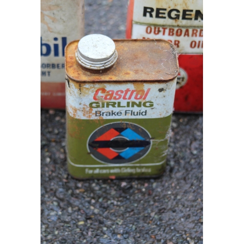 790 - QUANTITY OF VINTAGE GREASE CANS ETC