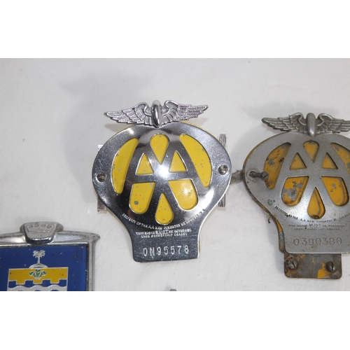 791 - QUANTITY OF VINTAGE AUTOMOBILE BADGES x6