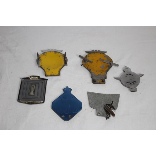 791 - QUANTITY OF VINTAGE AUTOMOBILE BADGES x6