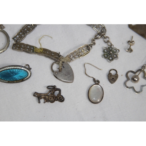 917 - QUANTITY OF SCRAP SILVER - 39.45G