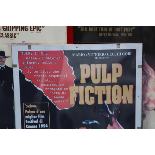 136 - QUANTITY OF CLASSIC CULT MOVIE POSTERS 
130 X 60CM