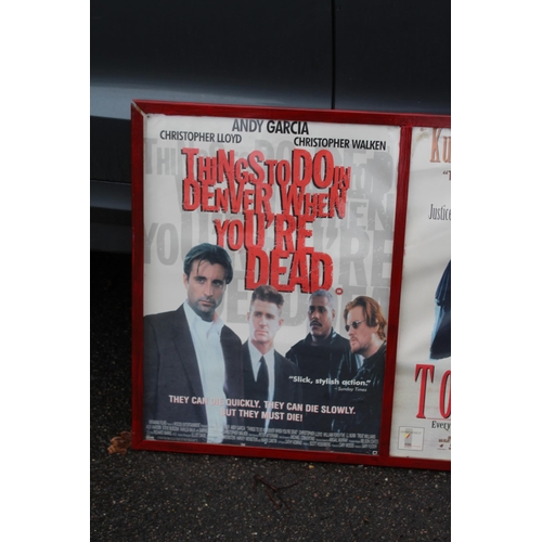 136 - QUANTITY OF CLASSIC CULT MOVIE POSTERS 
130 X 60CM