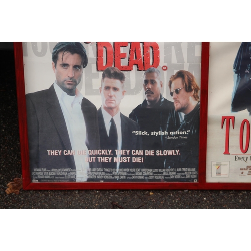 136 - QUANTITY OF CLASSIC CULT MOVIE POSTERS 
130 X 60CM