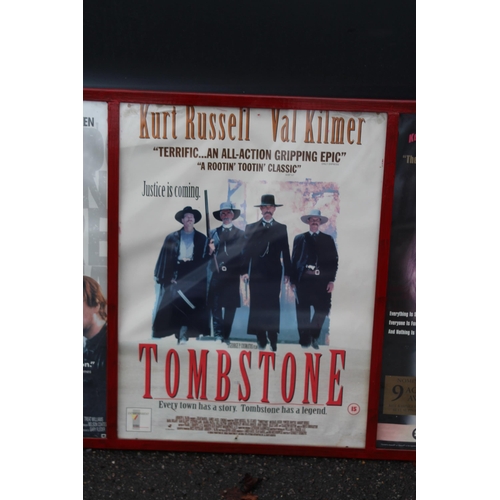 136 - QUANTITY OF CLASSIC CULT MOVIE POSTERS 
130 X 60CM