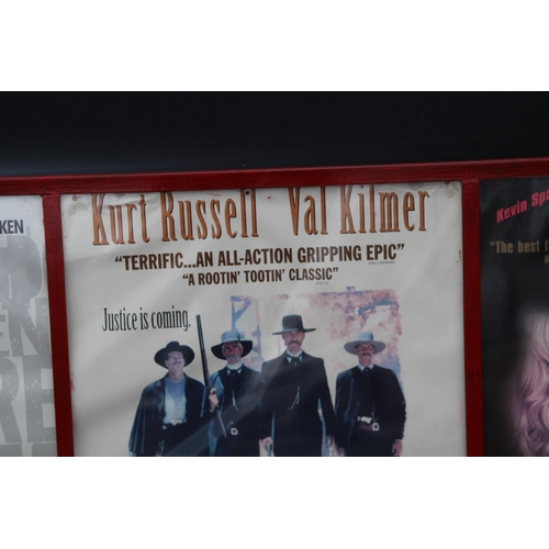 136 - QUANTITY OF CLASSIC CULT MOVIE POSTERS 
130 X 60CM