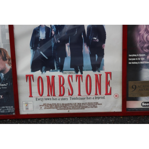 136 - QUANTITY OF CLASSIC CULT MOVIE POSTERS 
130 X 60CM