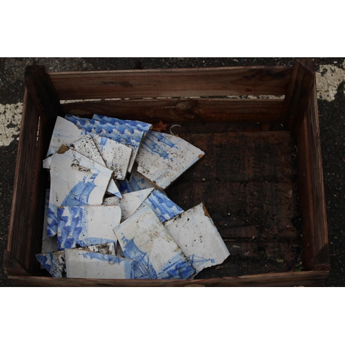 242 - QUANTITY OF VINTAGE MARITIME TILES SOME a/f