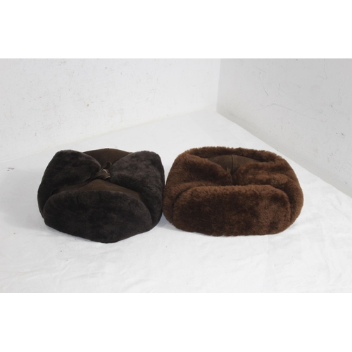 464 - TWO VINTAGE RUSSIAN HATS