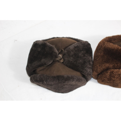 464 - TWO VINTAGE RUSSIAN HATS