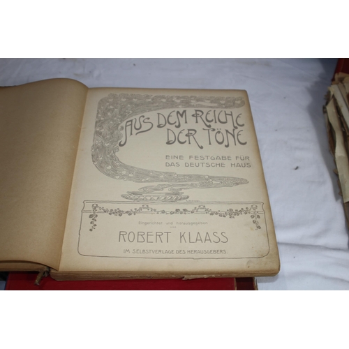 466 - QUANTITY OF MUSIC EPHEMERA INCLUDING BONGOS