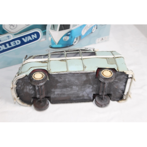 541 - RADIO CONTROL VW CAMPER IN BOX AND TWO OTHERS 
45 X 20CM