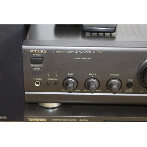 556 - TWO TECHNIC SEPARATES AND WHARFDALE AND DENON SPEAKERS