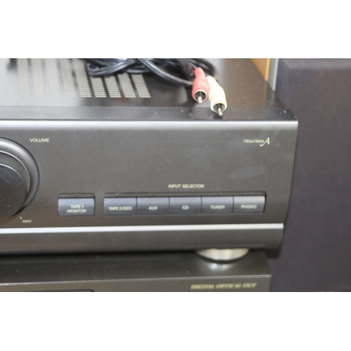 556 - TWO TECHNIC SEPARATES AND WHARFDALE AND DENON SPEAKERS