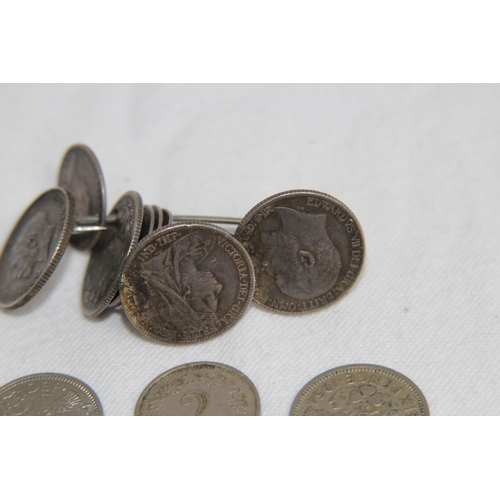 815 - SMALL QUANTITY OF SILVER COINS