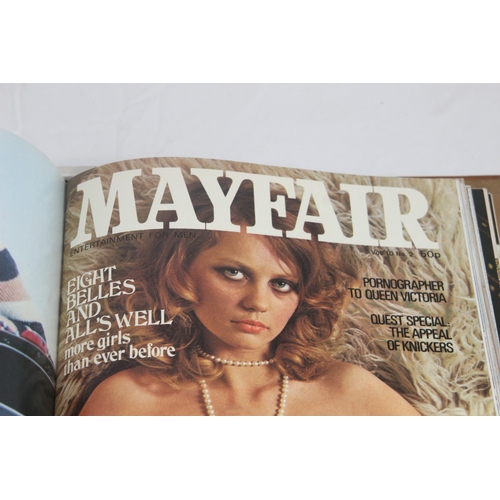 BOUND COLLECTION OF VINTAGE MAYFAIR MAGAZINES