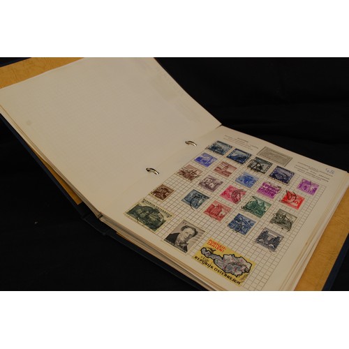 261 - An Ace Britannia Stamp Album With Stamps From Around The World From A-H