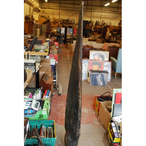 1 - WW2 Avro Lancaster Propeller Blade Laminated Early Version. Standing approx 6ft.