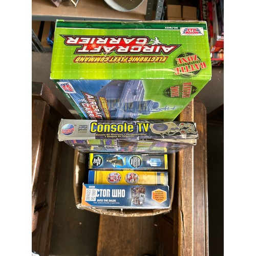 30 - Large Box Of Childrens Games Including Doctor Who.