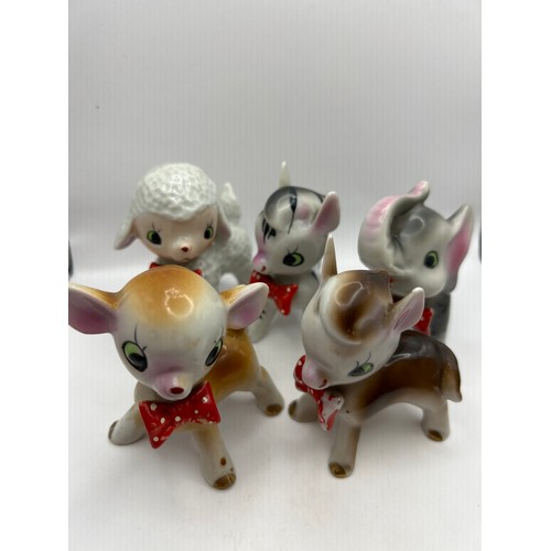 48 - Lovely Little Set Of Mid Century Ceramic Figures,