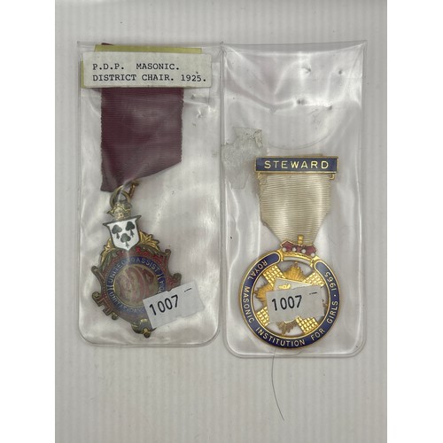 61 - Pair Of Masonic Medals