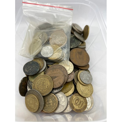 78 - Tub Of Various Coins From Around The World